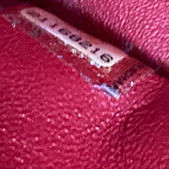 CHANEL Red Jumbo Chevron Classic Flap Handbag Shoulder Bag - Picture 8 of 15